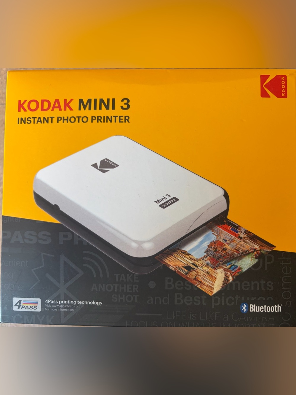 Kodak Mini 3 Instant Photo Printer Bluetooth Portable NEW in Box!